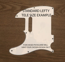 Load image into Gallery viewer, The Pinky- Psychedelic Tele Pickguard by Carmedon