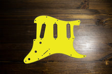 Load image into Gallery viewer, Big Bird Yellow-Solid Strat Pickguard by Carmedon