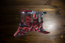 Load image into Gallery viewer, Black Rock-Psychedelic Strat Pickguard by Carmedon