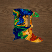 Load image into Gallery viewer, Cosmic Canyon-Psychedelic Tele Pickguard by Carmedon