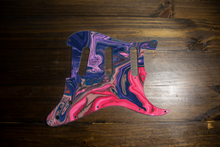 Load image into Gallery viewer, Cotton Candy-Psychedelic Strat Pickguard by Carmedon