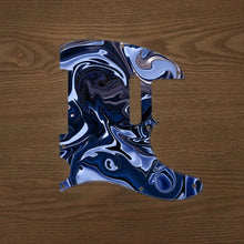 Load image into Gallery viewer, Dark Crystal Blue-Psychedelic Tele Pickguard by Carmedon