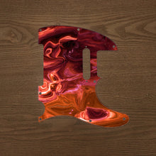 Load image into Gallery viewer, Dark Crystal Red-Psychedelic Tele Pickguard by Carmedon