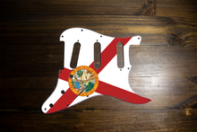 Load image into Gallery viewer, Florida-Flag Strat Pickguard by Carmedon