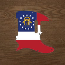 Load image into Gallery viewer, Georgia-Flag Tele Pickguard by Carmedon