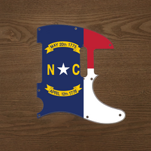 Load image into Gallery viewer, North Carolina-Flag Tele Pickguard by Carmedon