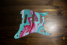 Load image into Gallery viewer, Red Tide-Psychedelic Strat Pickguard by Carmedon