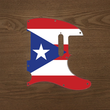 Load image into Gallery viewer, Puerto Rico-Flag Tele Pickguard by Carmedon