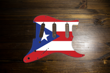Load image into Gallery viewer, Puerto Rico-Flag Strat Pickguard by Carmedon