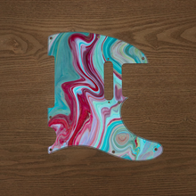 Load image into Gallery viewer, Red Tide-Psychedelic Tele Pickguard by Carmedon