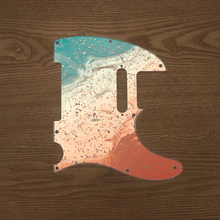 Load image into Gallery viewer, Sherbert-Psychedelic Tele Pickguard by Carmedon