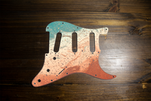 Load image into Gallery viewer, Sherbert-Psychedelic Strat Pickguard by Carmedon
