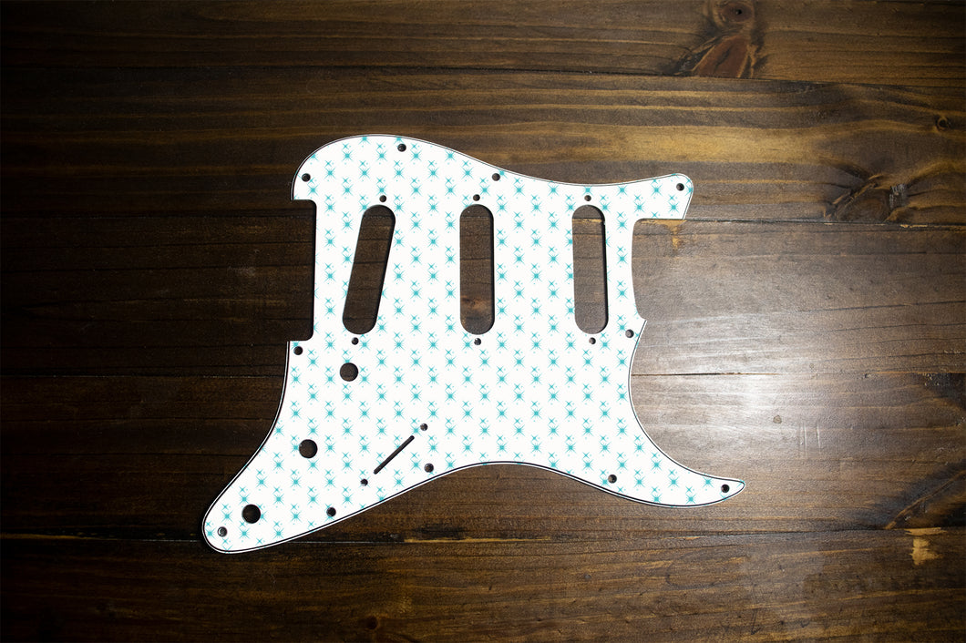 The Starlight (turquoise)-Strat Pickguard by Carmedon
