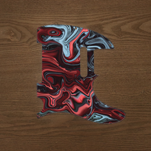 Load image into Gallery viewer, Black Rock-Psychedelic Tele Pickguard by Carmedon