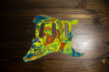 Load image into Gallery viewer, The Berry-The Brothers Series-Psychedelic Strat Pickguard by Carmedon