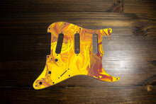Load image into Gallery viewer, The Gregory-The Brothers Series-Psychedelic Strat Pickguard by Carmedon
