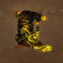 Load image into Gallery viewer, The Jabuma-The Brothers Series- Psychedelic Tele Pickguard by Carmedon