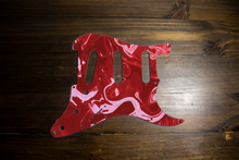 Load image into Gallery viewer, The Martian-Psychedelic Strat Pickguard by Carmedon