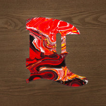 Load image into Gallery viewer, The Warren psychedelic tele pickguard
