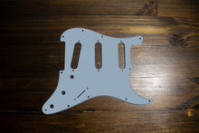 Load image into Gallery viewer, Blue Grey-Solid Strat Pickguard by Carmedon