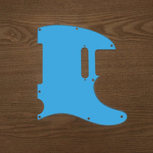 Load image into Gallery viewer, Electric Miami Blue-Solid Tele Pickguard by Carmedon