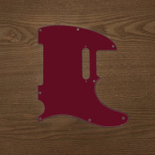 Load image into Gallery viewer, Oxblood Maroon-Solid Tele Pickguard by Carmedon