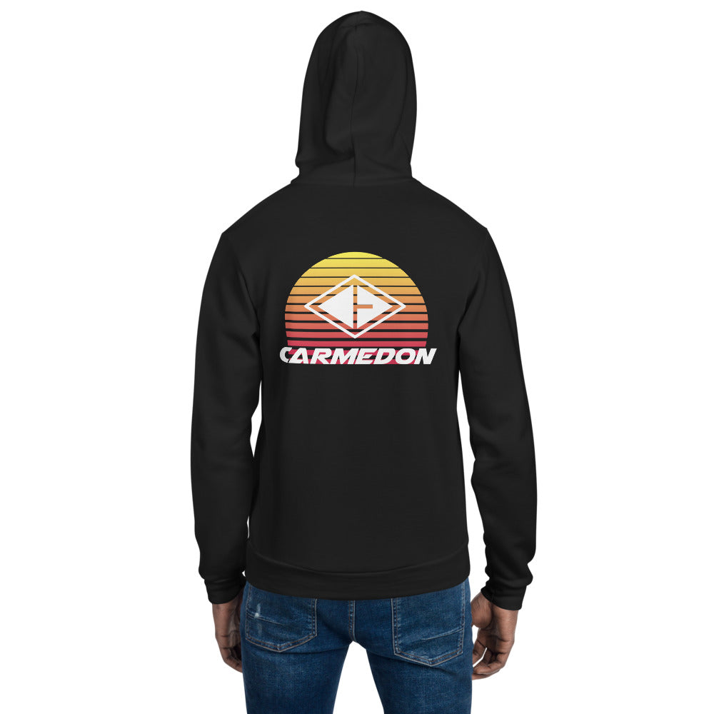 Carmedon Sun Logo Front Zipper Hoodie sweater
