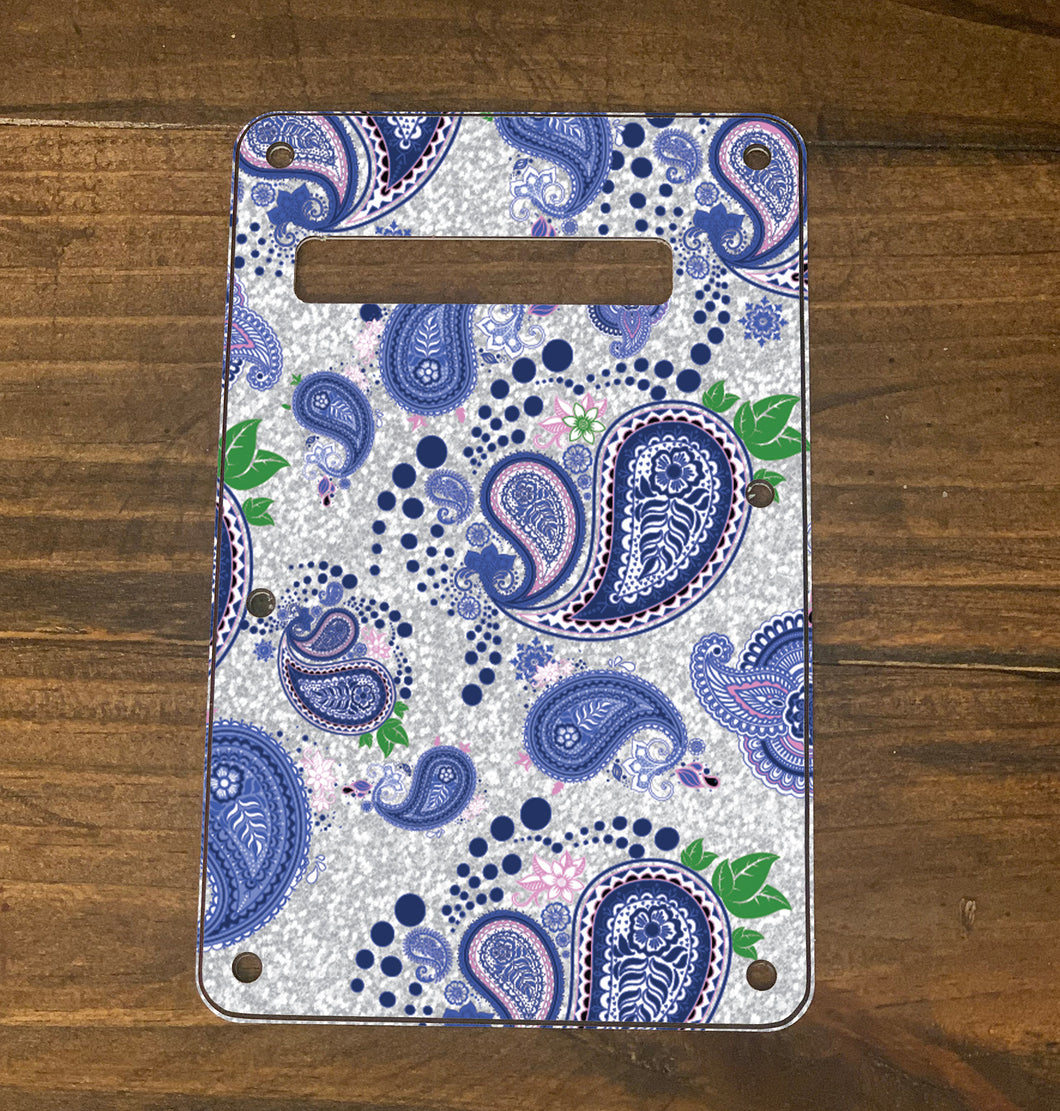 Blue and Silver Paisley Trem Cover by Carmedon