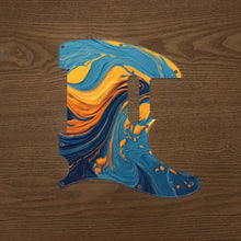 Load image into Gallery viewer, The Gator- Psychedelic Tele Pickguard by Carmedon
