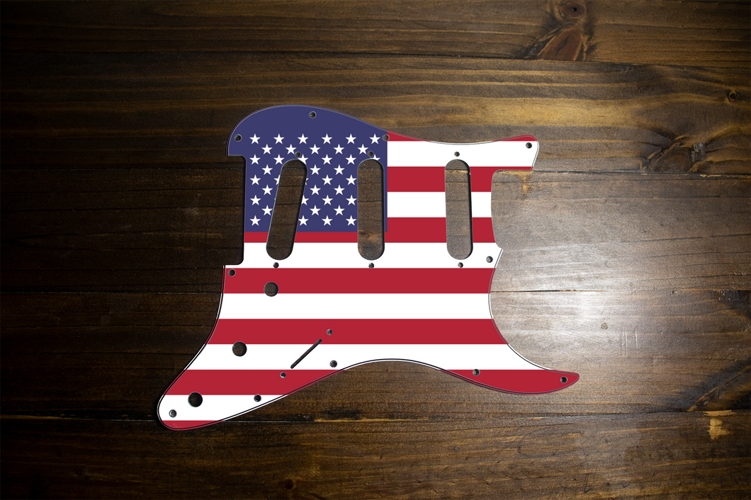 American Flag-Flag Strat Pickguard