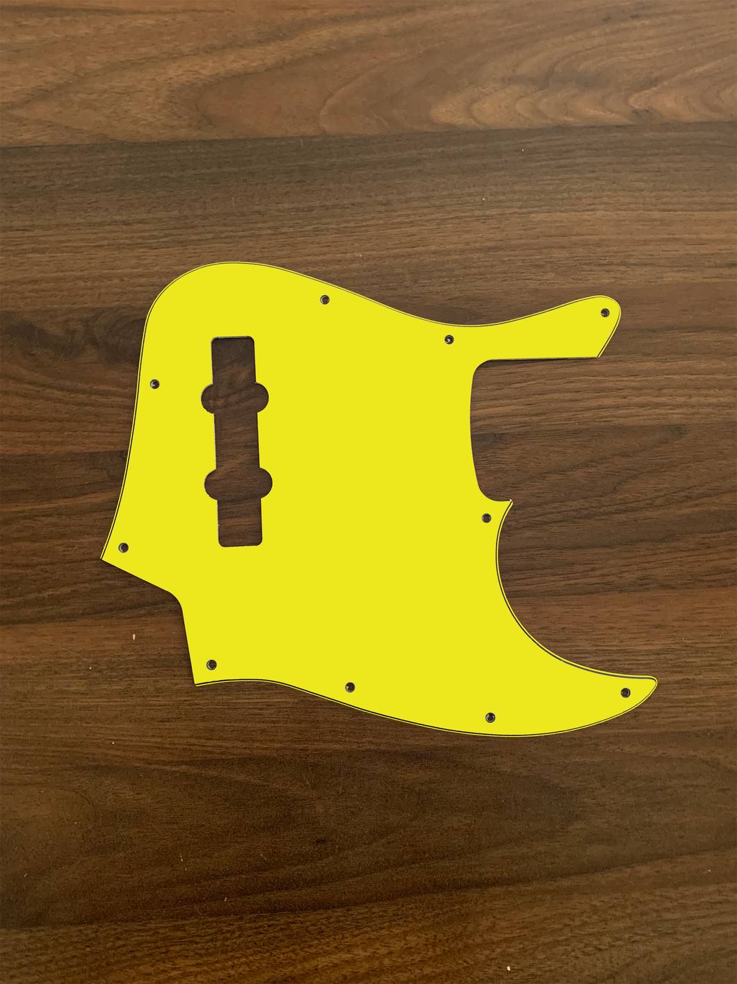 Big Bird Yellow-Solid Jazz Bass Pickguard by Carmedon