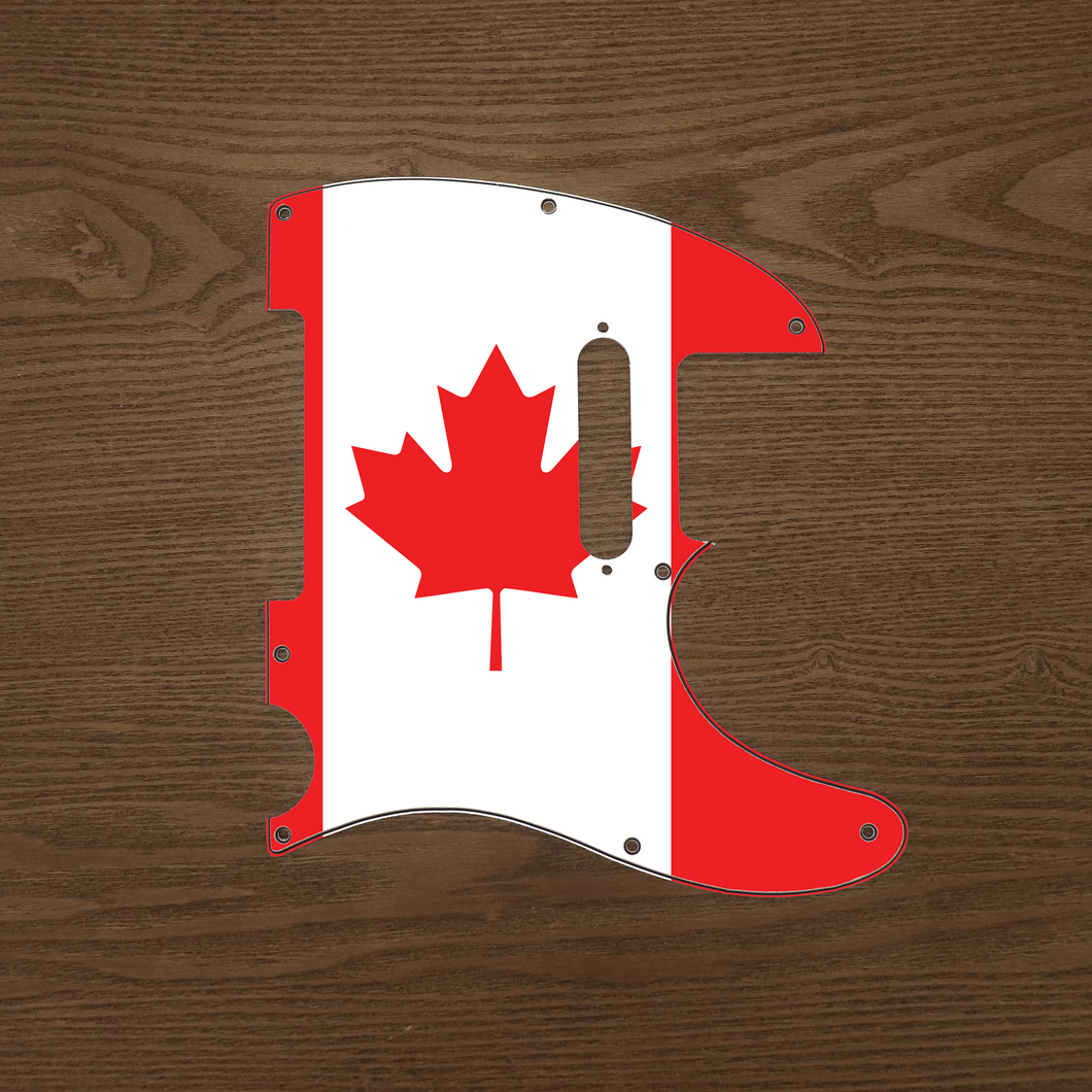 Canada-Flag Tele Pickguard by Carmedon