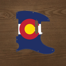 Load image into Gallery viewer, Colorado-Flag Tele Pickguard by Carmedon
