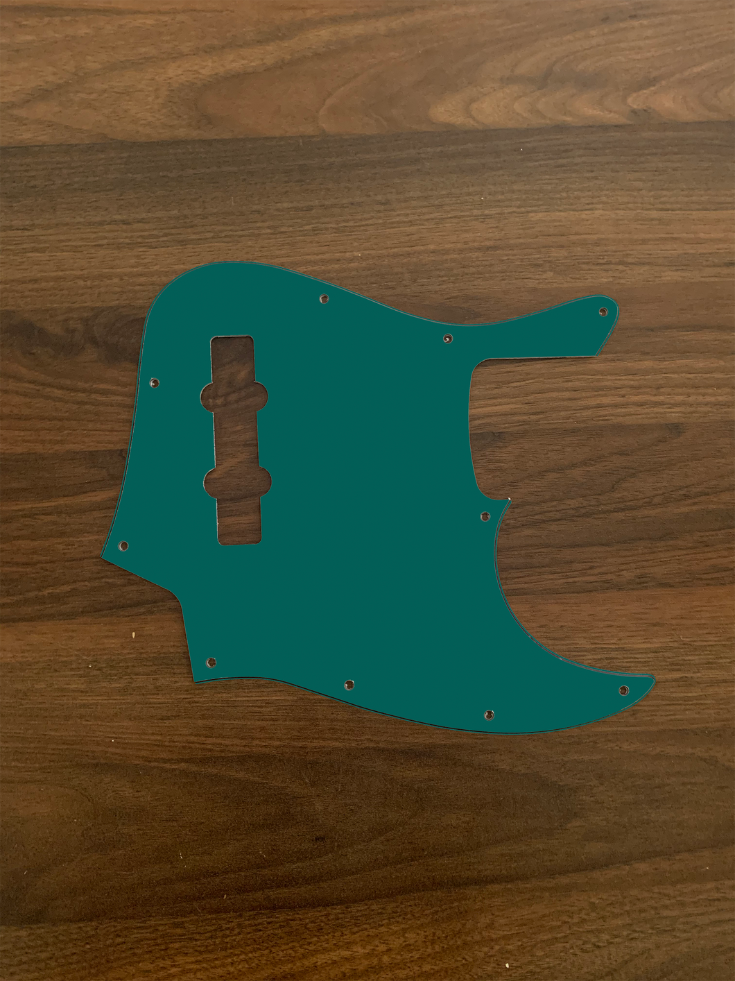 Deep Turquoise-Solid Jazz Bass Pickguard by Carmedon