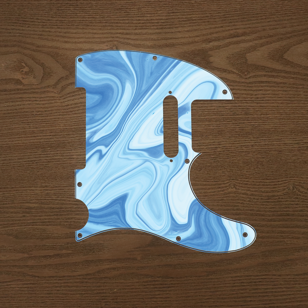 Endless summer-Psychedelic Tele Pickguard by Carmedon