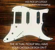Load image into Gallery viewer, The Dickey-The Brothers Series-Psychedelic Strat Pickguard by Carmedon
