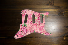 Load image into Gallery viewer, Vintage Paisley Pink on Pink Strat Pickguard by Carmedon
