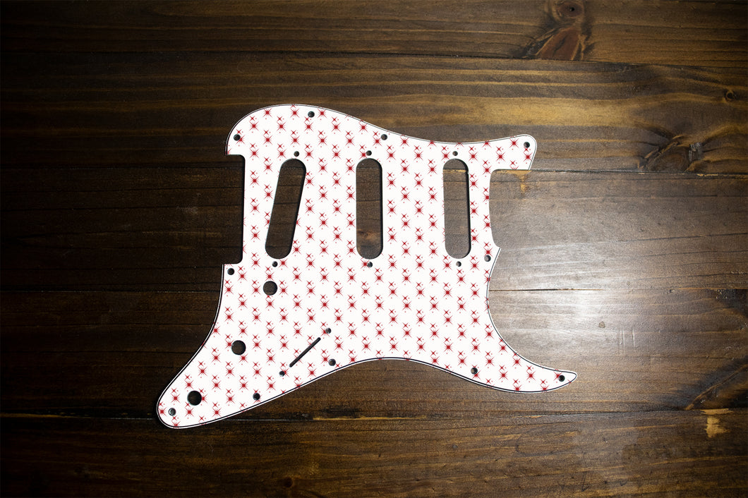 The Starlight (red)-Strat Pickguard by Carmedon