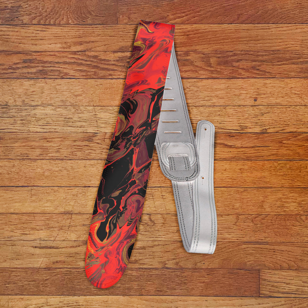 The Derek-Leather Guitar Strap by Carmedon