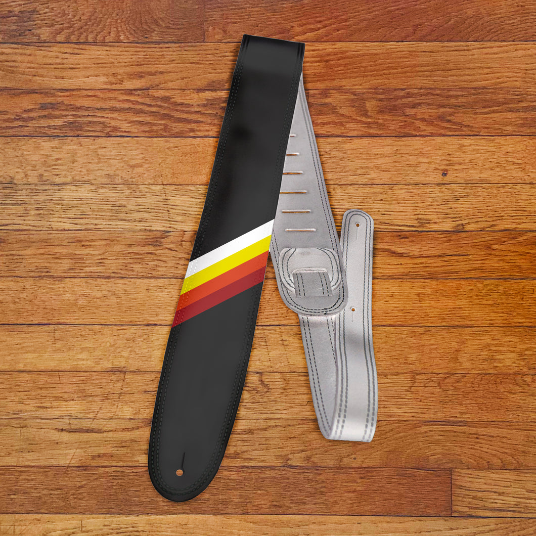 The McFly 3-Leather Guitar Strap by Carmedon