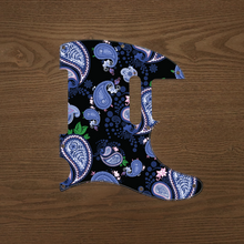 Load image into Gallery viewer, Vintage Paisley Blue on Black-Paisley Tele Pickguard by Carmedon
