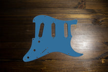 Load image into Gallery viewer, Crystal Lake Placid Blue-Solid Strat Pickguard by Carmedon
