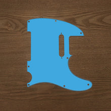 Load image into Gallery viewer, Electric Miami Blue-Solid Tele Pickguard by Carmedon
