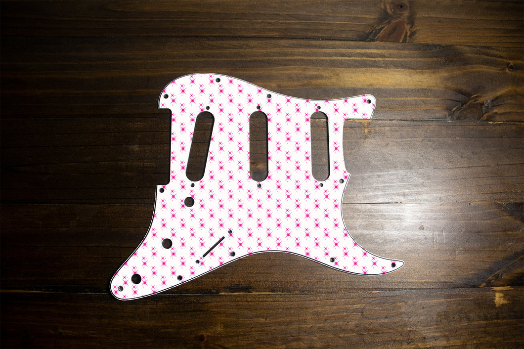 The Starlight (pink)-Strat Pickguard by Carmedon