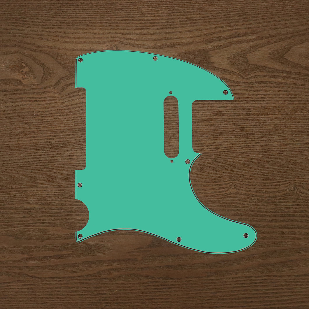 Turquoise-Solid Tele Pickguard by Carmedon