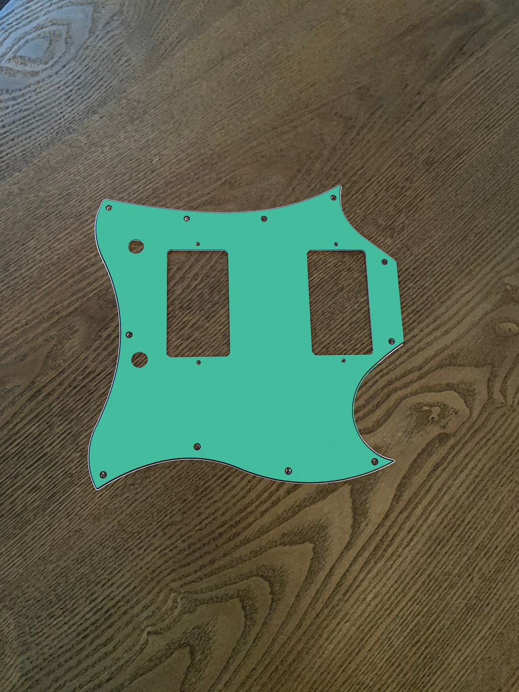 Turquoise(Matte)-Solid SG Pickguard by Carmedon